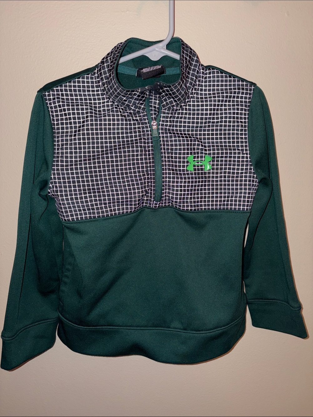 Under Armour Dark Green Half-Zip Pullover